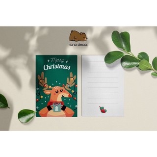 THIỆP NOEL - GIÁNG SINH DỄ THƯƠNG (Kích thước 15x10 kèm bao thiệp )
