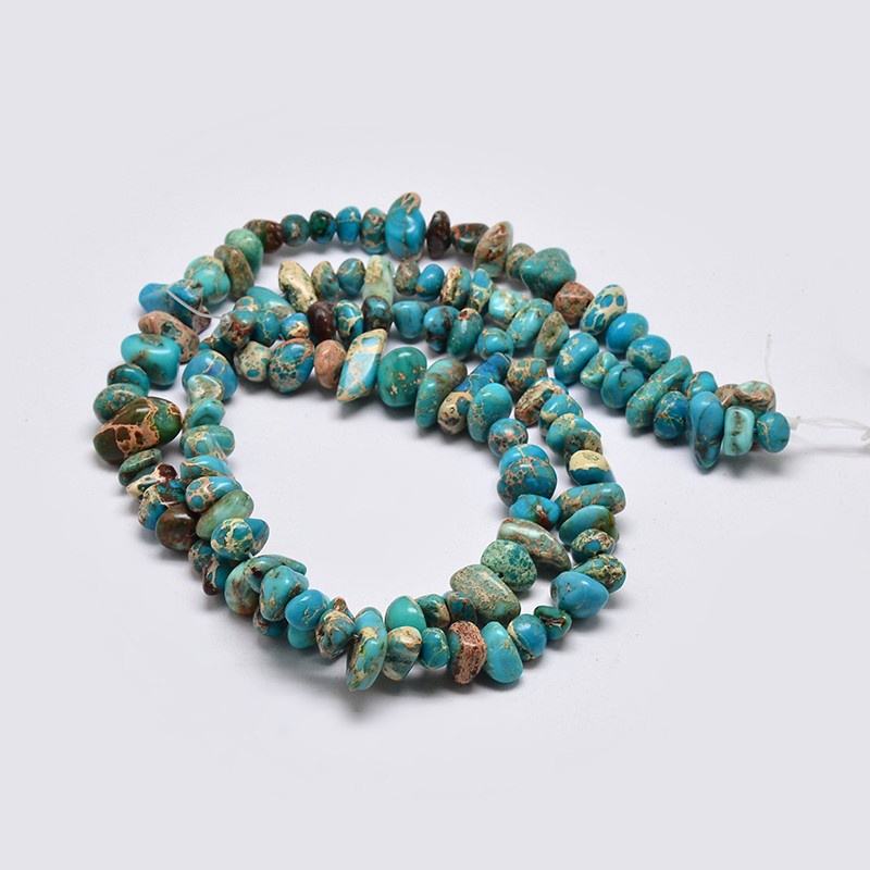 Chuỗi Hạt Tự Nhiên 1 Sợi Màu Xanh Da Trời 8~16x4~10mm: 1mm Khoảng 15.7 inch