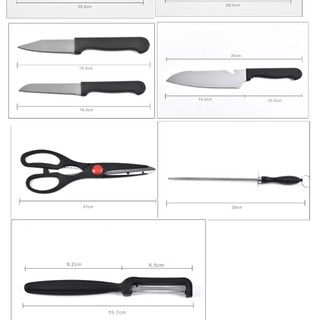[5❤️][FREESHIP] BỘ DAO KÉO 8 MÓN ĐA NĂNG [HCM]