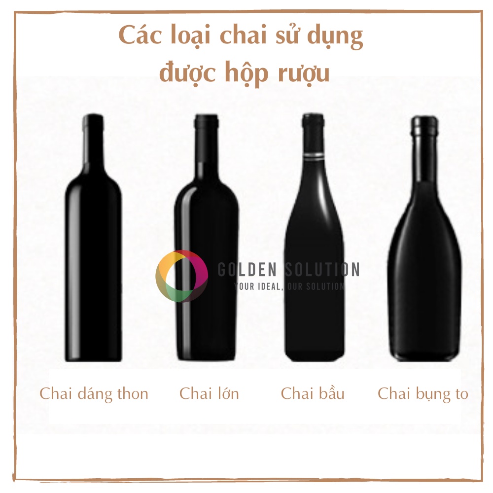 Hộp Rượu Vang, Hộp Đựng Chai Rượu Vang Gỗ Sơn Mài Đôi Cao Cấp  GDSHRSM2001B0