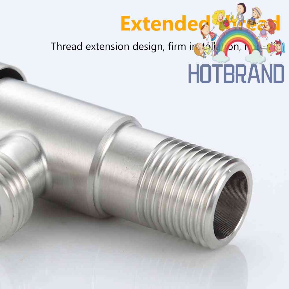 Van Nạp Góc 1 / 2 inch Bằng Thép Không Gỉ 304 Thay Thế Chuyên Dụng Cho Nhà Bếp