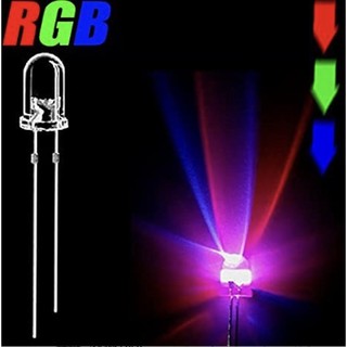 Combo 20 con led 7 màu 2 chân 5mm nhấp nháy rgb