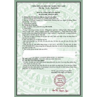 Thảo mộc giảm cân Myslim