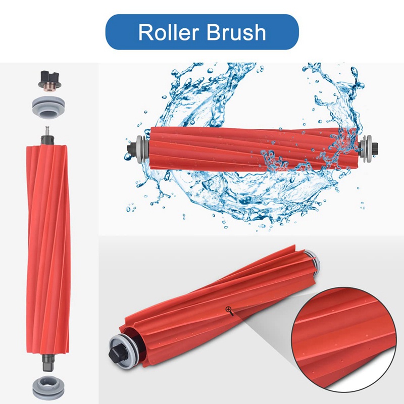 Chổi Lăn + Màng Lọc HEPA Thay Thế Tương Thích Với Máy Hút Bụi Roborock Q7 Max Q7 Max