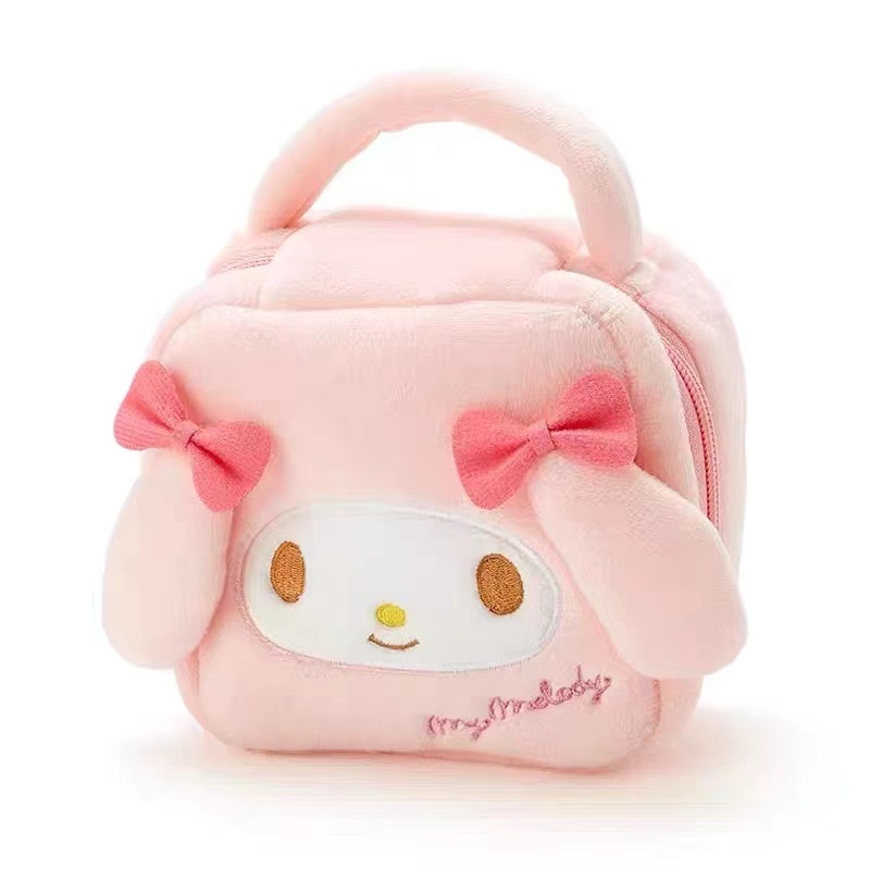 Sanrio mymelody Kuromi Cinnamon Túi Đeo Vai Đựng Mỹ Phẩm Sức Chứa Lớn Họa Tiết Hoạt Hình Cá Tính