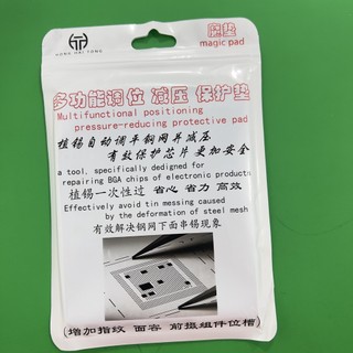 Thảm silicon màu xanh đổ chân IC