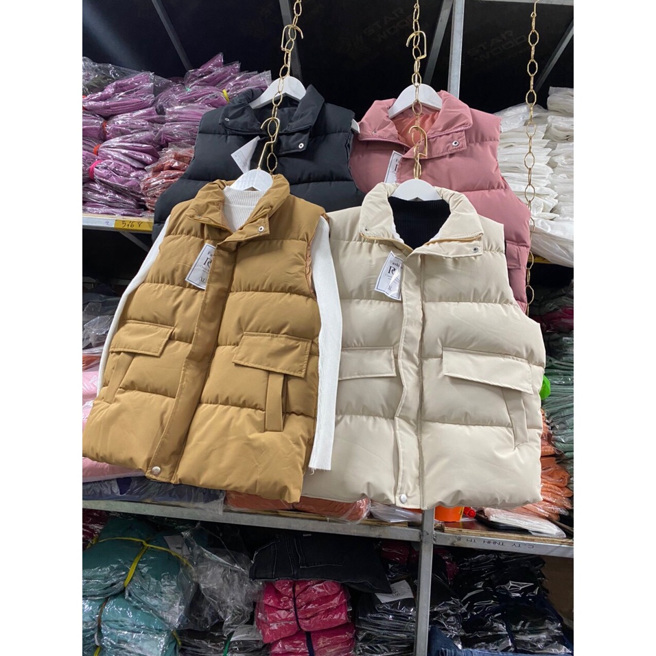 💕HT Group Fashion💕Ảnh thật_ÁO PHAO GILE CHO NỮ CHẤT LIỆU DÀY DẶN MAY ĐẸP