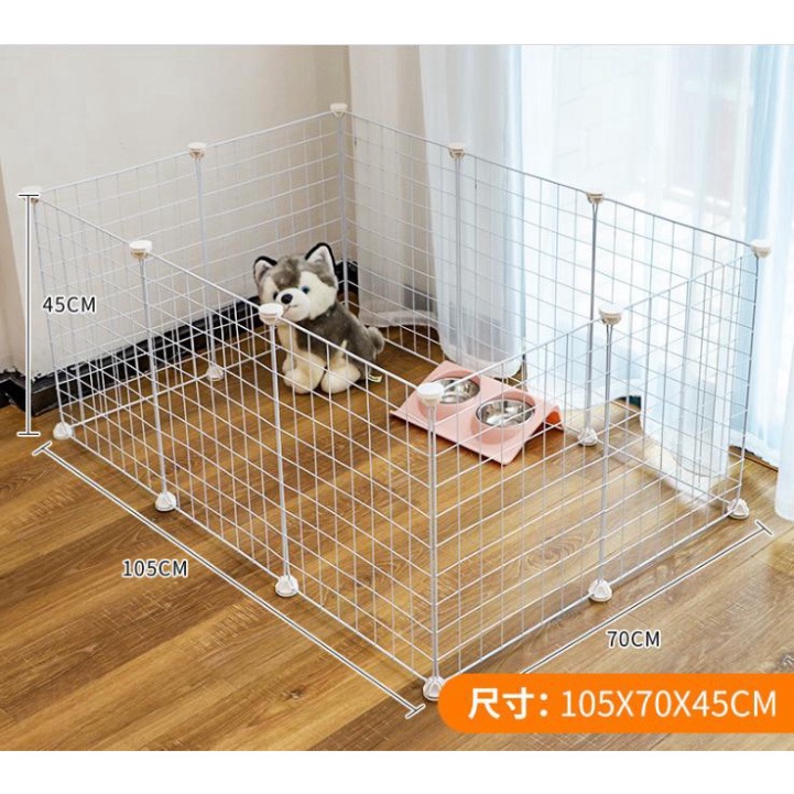 [MẪU MỚI] CHUỒNG QUÂY CHO CÚN (BÁN THEO TẤM GHÉP) khuyễn mãi thêm chốt gắn tiện lợi