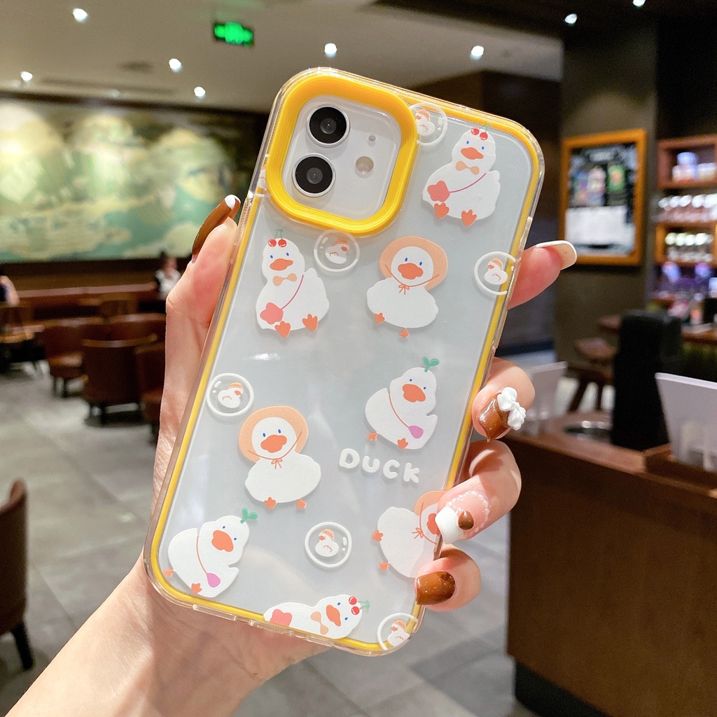 Ốp Điện Thoại Trong Suốt Chống Sốc 3 Trong 1 Cho iPhone 14 13 12 11 Pro Max XS XR X 8 7 Plus + SE 2020