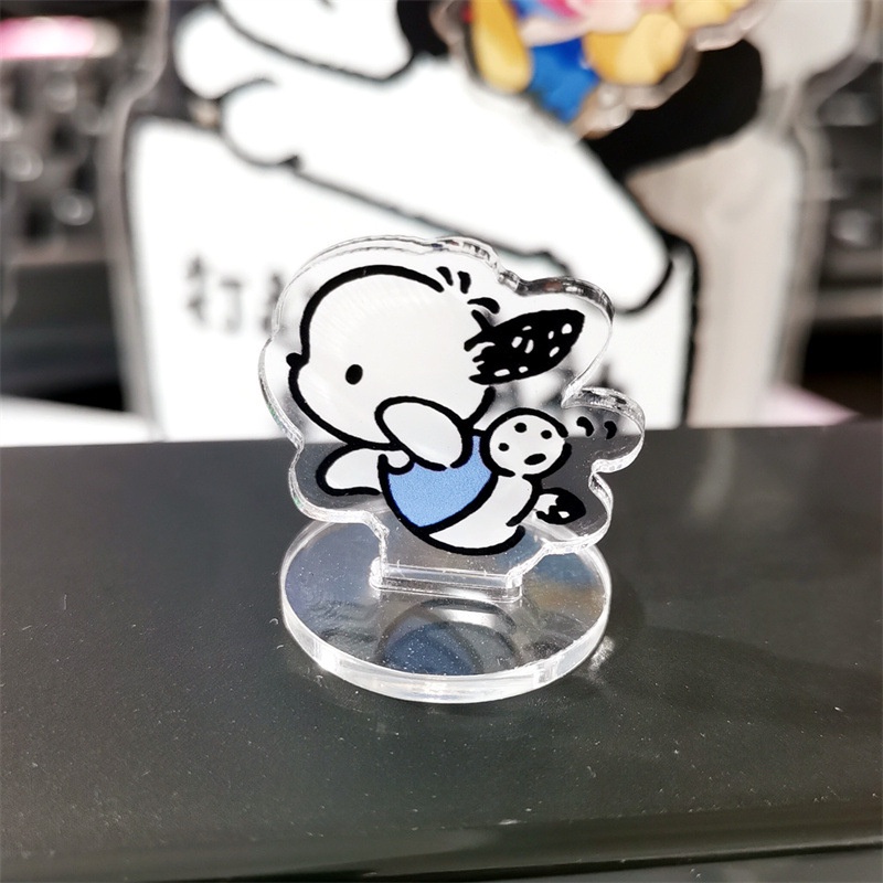 Mô Hình Nhân Vật Hoạt Hình Pochacco Mini Kèm Giá Đỡ