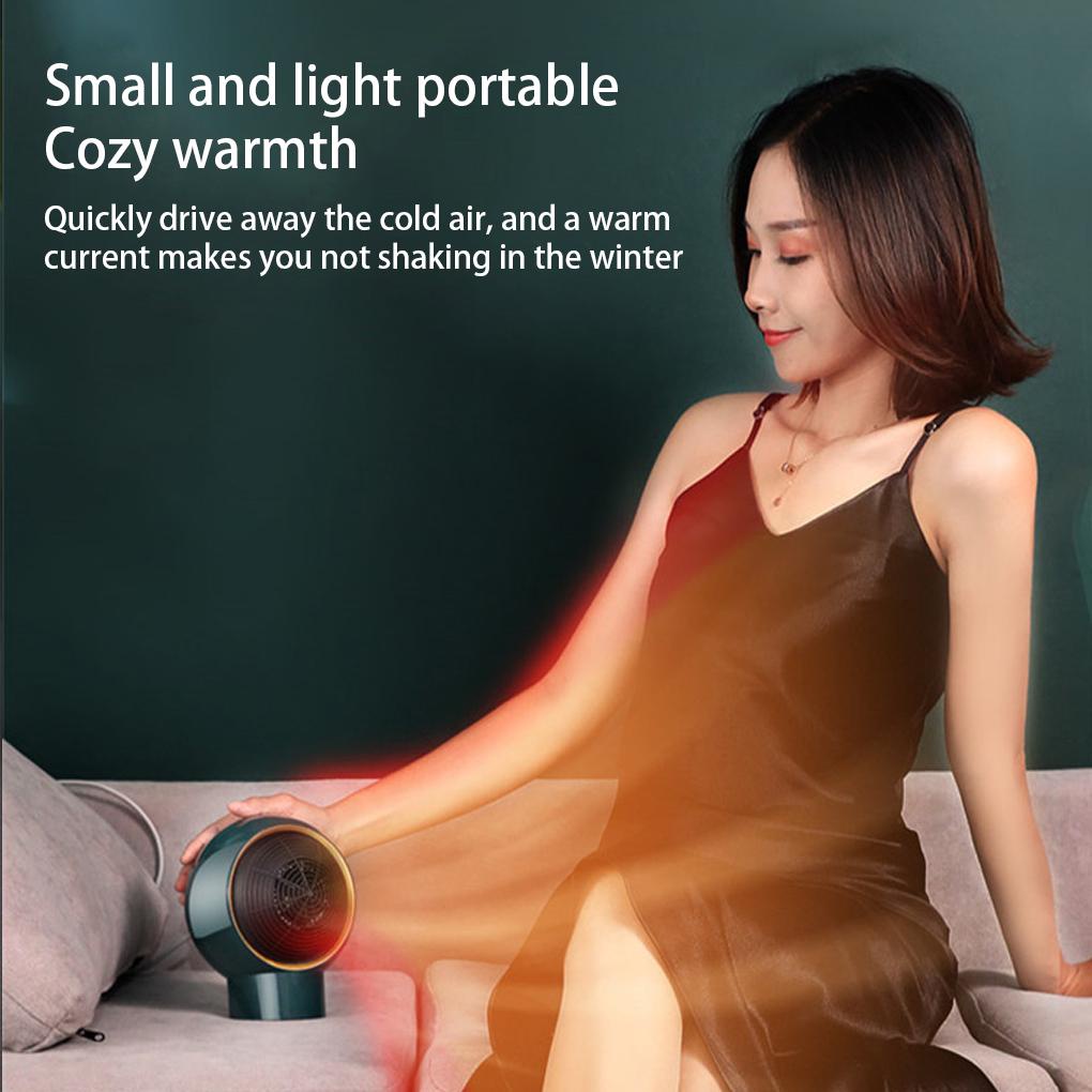 Quạt Sưởi Ấm Mini Bằng Điện Tiết Kiệm Không Gian Tiện Dụng Cho Gia Đình / Văn Phòng