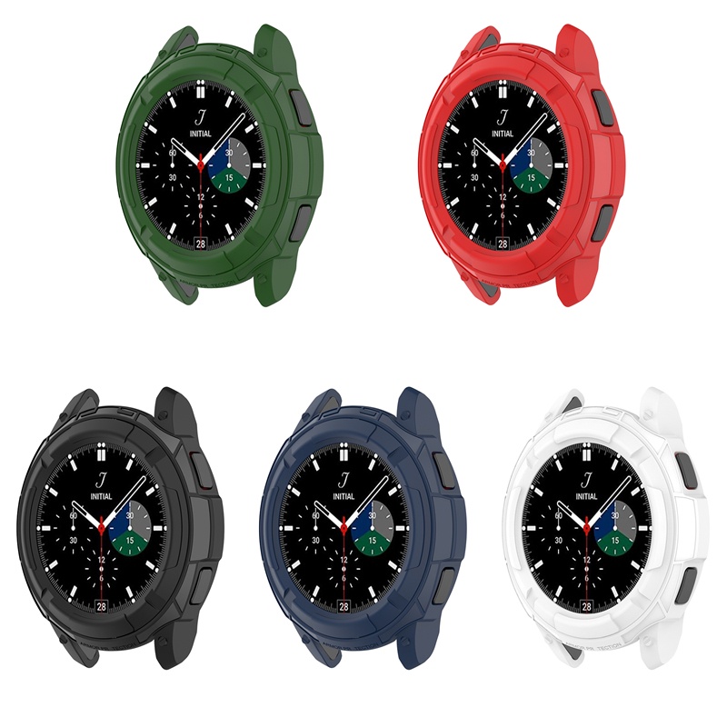 Ốp Bảo Vệ Bằng Silicon Mềm Cho Đồng Hồ Samsung Galaxy Watch 4 Classic 42mm 46mm