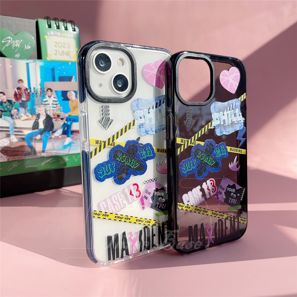 Ốp lưng điện thoại straykids-8 maxident case143 chill cho iphone 12 6 6s 6plus 6splus 7 8 se2 se3 7plus 8plus x xs xsmax 11 pro 11promax 12mini 12promax 12pro ốp lưng chống sốc trong suốt