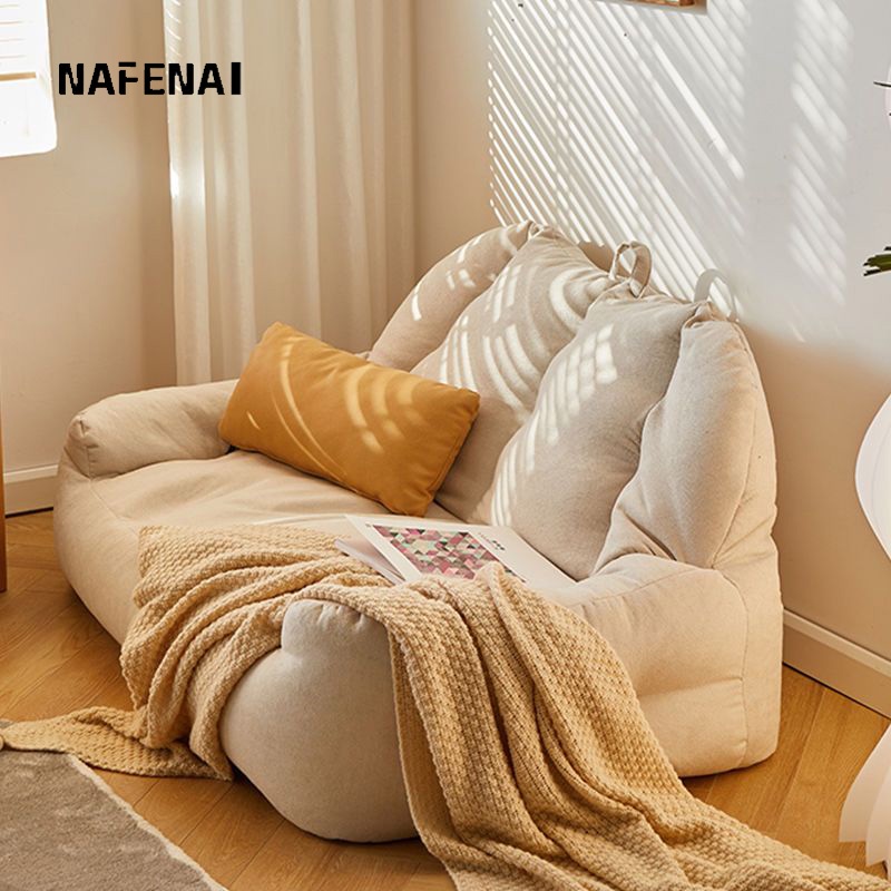 Ghế sofa lười tatami NAFENAI kiểu đơn/ đôi cỡ nhỏ giản dị tùy chọn màu sắc