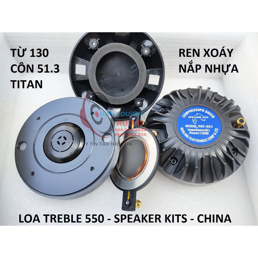 BỘ 2 CỦ TRÉP 550 FHT PRO - HÀNG NHẬP CHINA - TỪ 130 COIL 51.3 MÀNG TITAN