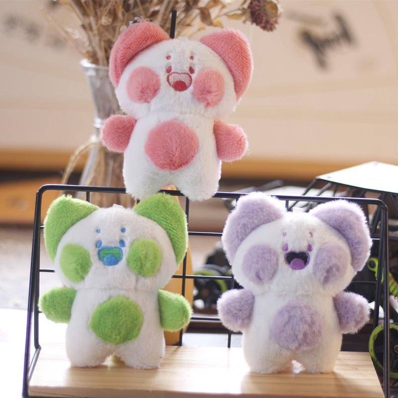 Móc Khóa Hình Mèo Nhồi Bông Dễ Thương 12cm