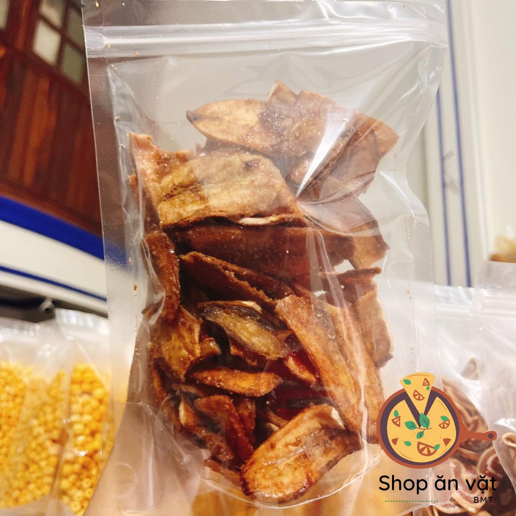 Chuối sấy giòn thơm ngon bịch 200gr chuối sấy món ăn vặt đặc sản quê hương - 04101406