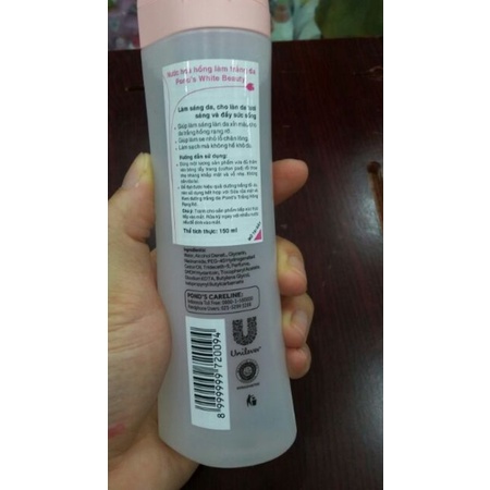 Nước hoa hồng làm trắng da POND'S White Beauty