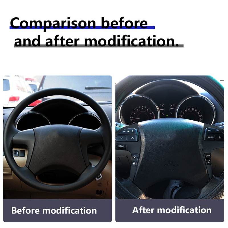 Bộ 2 Nút Điều Khiển Âm Thanh Bluetooth 84250-0K020 Cho Toyota HIGHLANDER 2009-2012 2011-2013 CAMRY