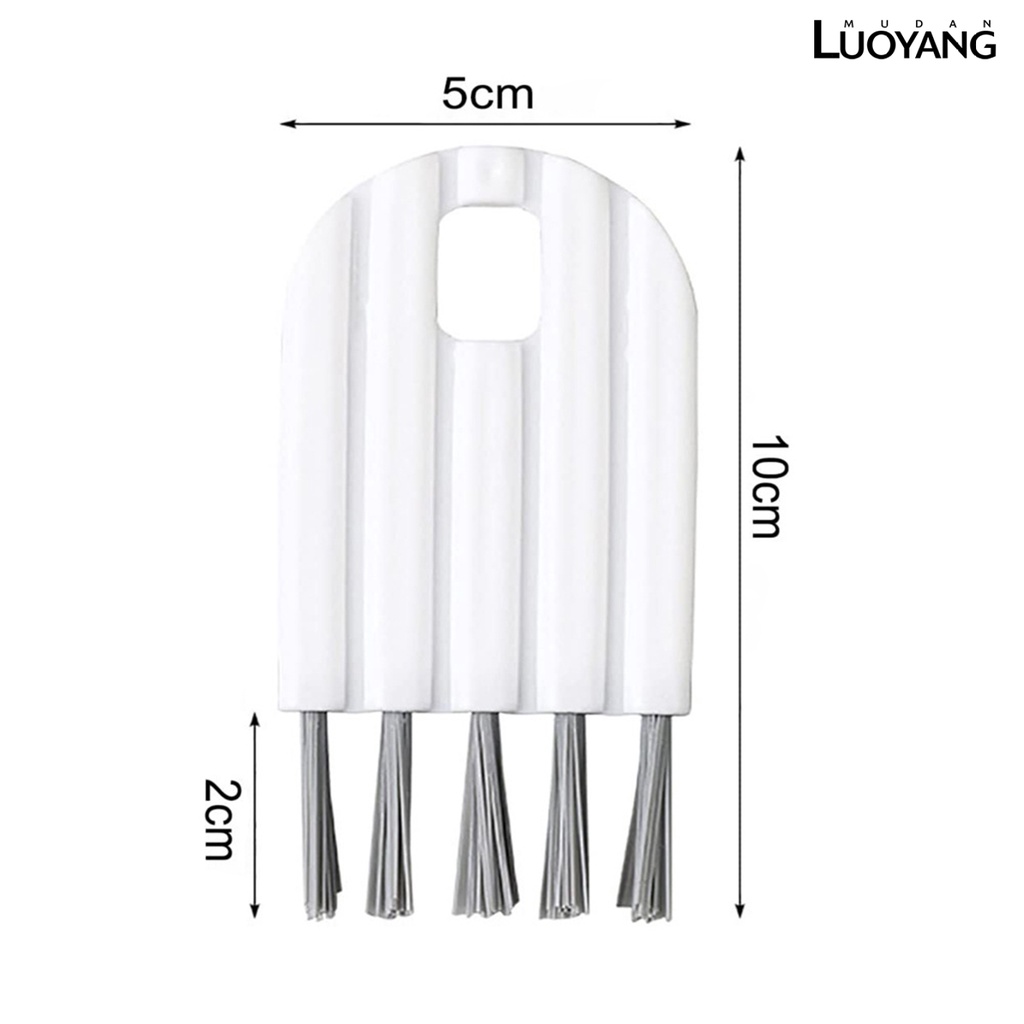 Bộ 3 Bàn Chải Lông Mềm Tay Cầm Cong Lỗ Treo Đồ Đạc Tiện Lợi