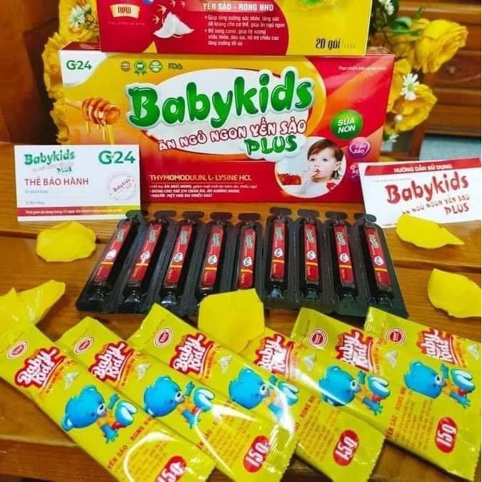 Siro BabyKids Ăn Ngủ Ngon Yến Sào Plus G24