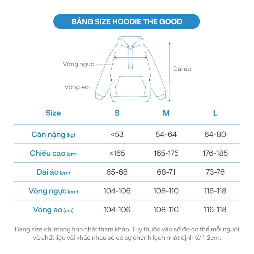 Áo Hoodie Lót Lông Thiết Kế THE GOOD/ Basic Hoodie