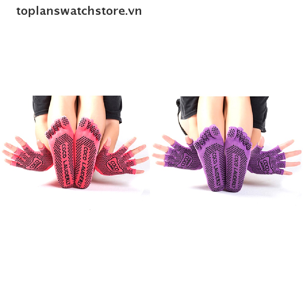 Đôi Vớ Hở Ngón Bằng Cotton Chống Trượt Nhiều Màu Sắc Thời Trang Cho Nữ Vn VN