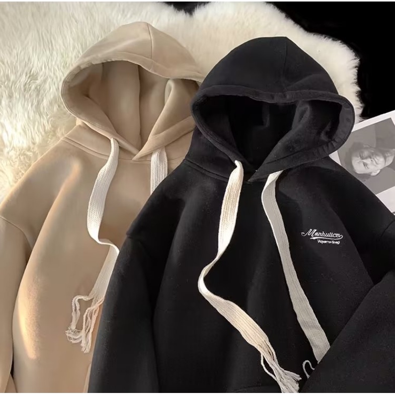 Áo hoodie nam thiết kế đơn giản thời trang 2023 cho cặp đôi oversize áo nỉ bông thời trang nam nữ áo hoodie form rộng unisex