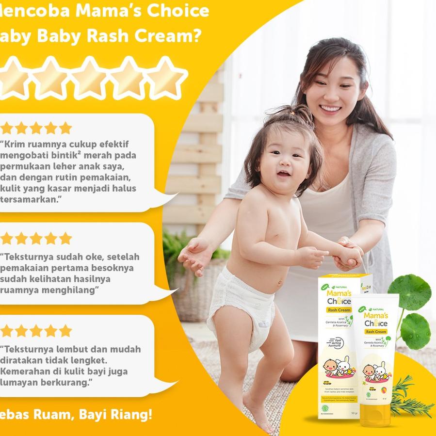 ☍☌✵❂ Tã Giấy Em Bé Chất Lượng Cao Tiện Dụng | Kem Dưỡng Da Em Bé Rash Mới Nhất Mama 'S Choice 50 gr