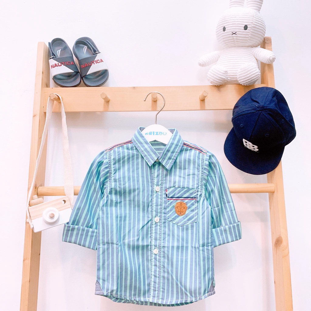 Áo sơ mi tay dài bé trai SM020822