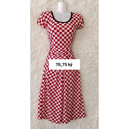 Bộ tay ngắn quần lửng ống rộng thun cát thái chéo
