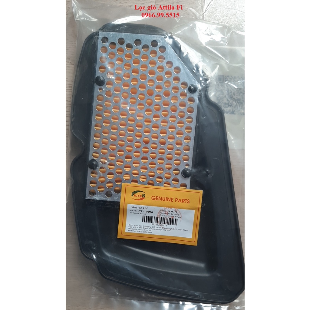Lọc gió xe máy Attila cũ mới FI cho xe sym