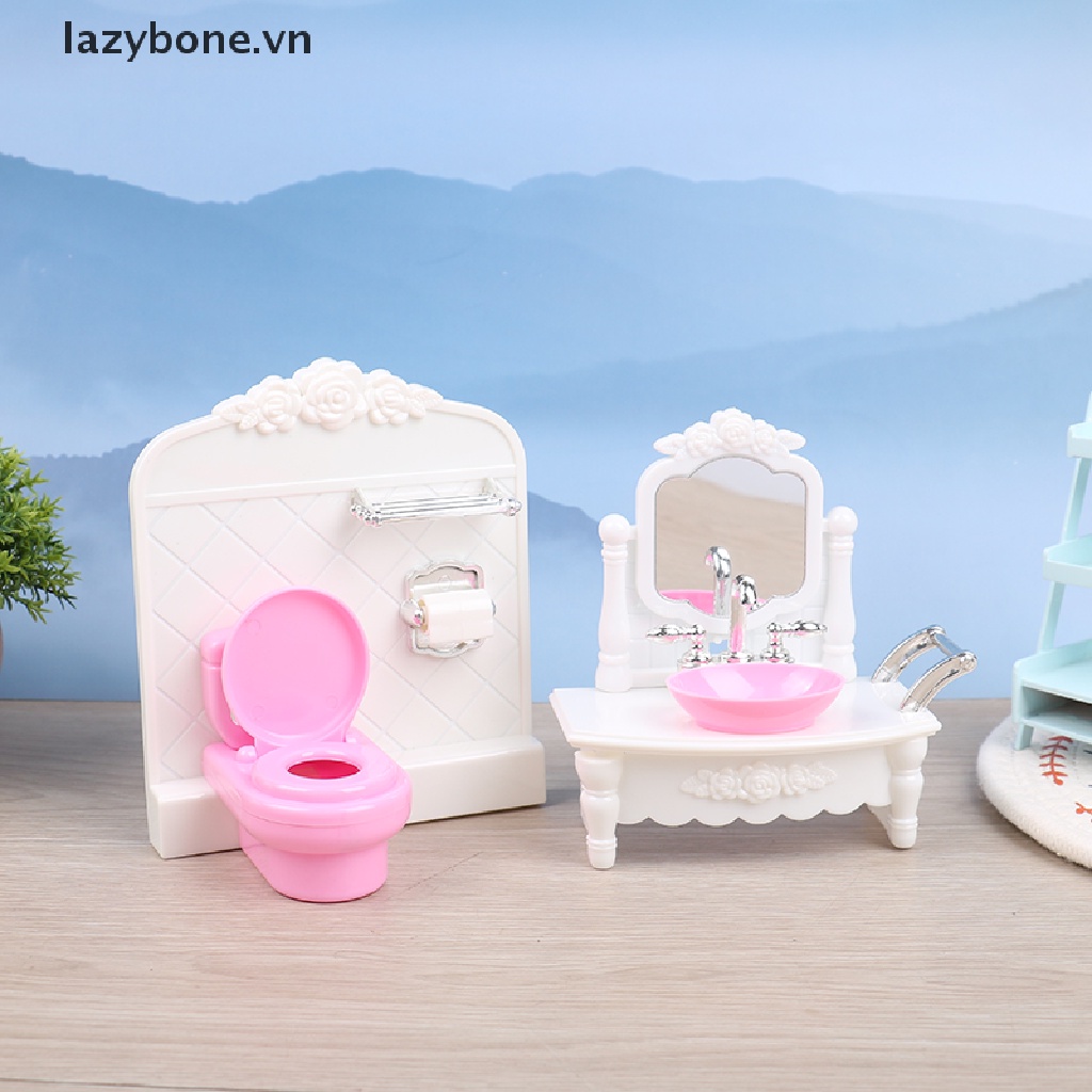 Mô Hình Bồn Vệ Sinh Đồ Chơi Cho Bé Gái