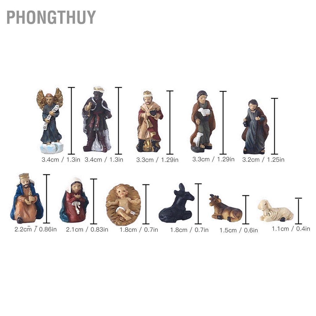 Set 11 Tượng Chúa Giêsu - Bộ Tượng Noel Chúa Giáng Sinh Để Bàn Trang Trí Quà Tặng Cho Ngày Lễ