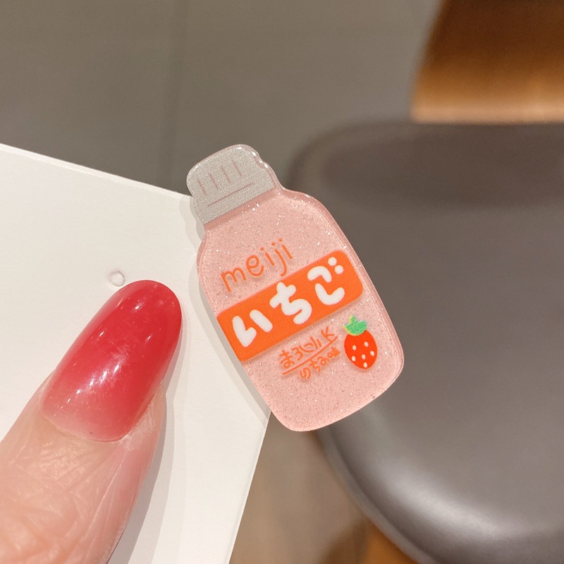 ※ NOON ※ Kẹp Tóc Hình Bình Nước Hoạt Hình Phong Cách Hàn Quốc Xinh Xắn