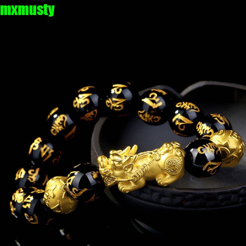 VÒNG TAY PHONG THUỶ TỲ HƯU VÀNG 18K BỀN MÀU