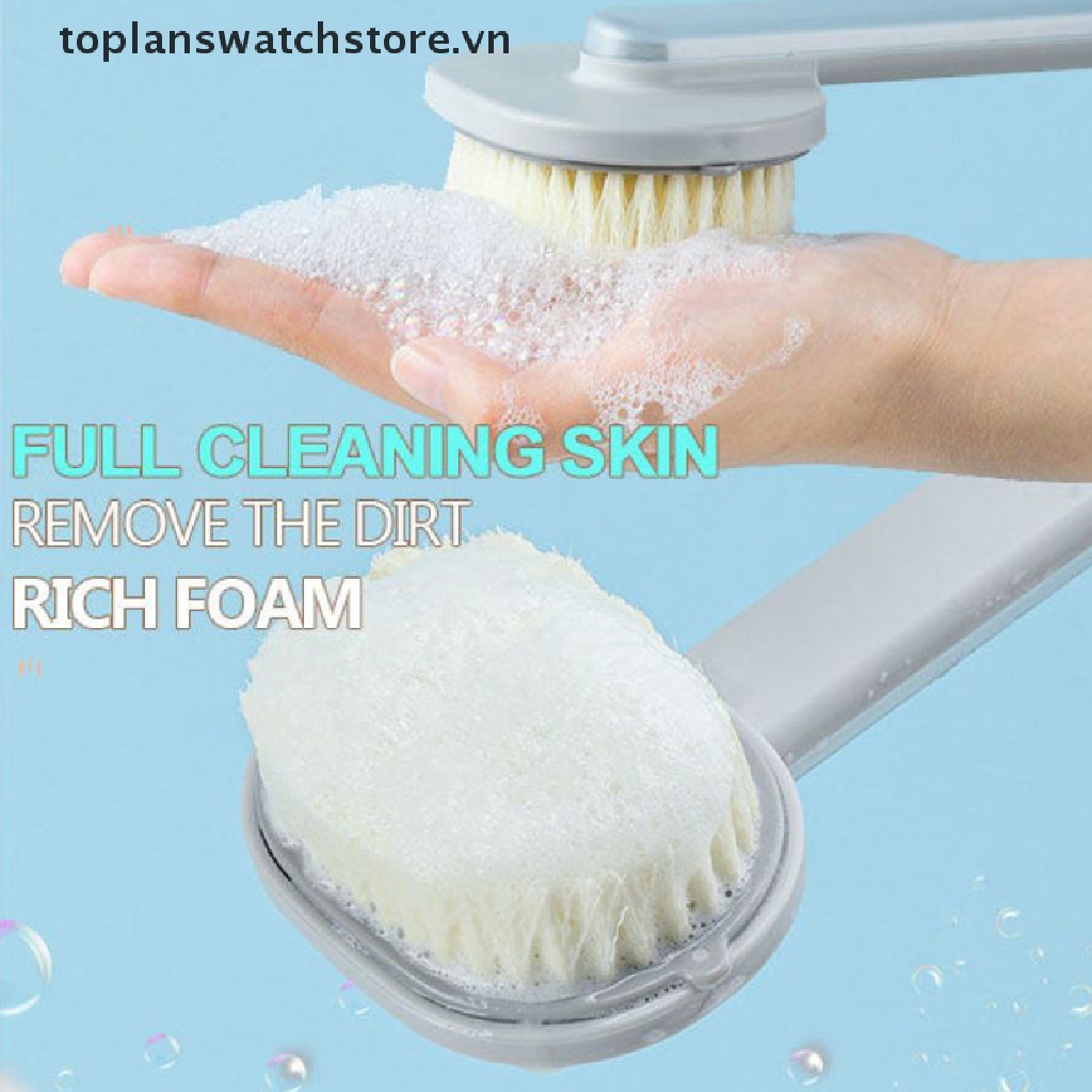 Bàn Chải Tắm Lông Mềm Cán Dài Dạng Mực