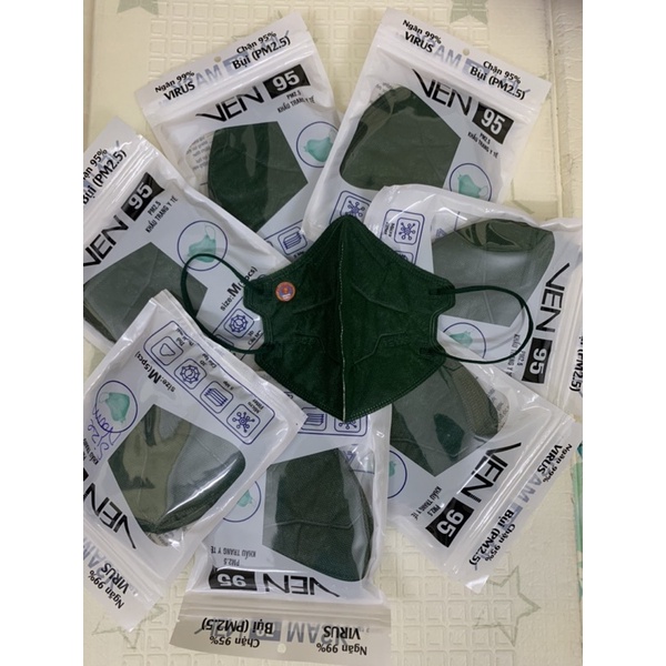 Combo 30 cái khẩu trang Ven 95 tem đỏ (ib 100 cái giá 400k)