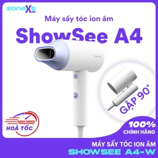 Máy sấy tóc ShowSee A4-W ion âm chống khô tóc công suất lớn 1800W - Hàng chính hãng