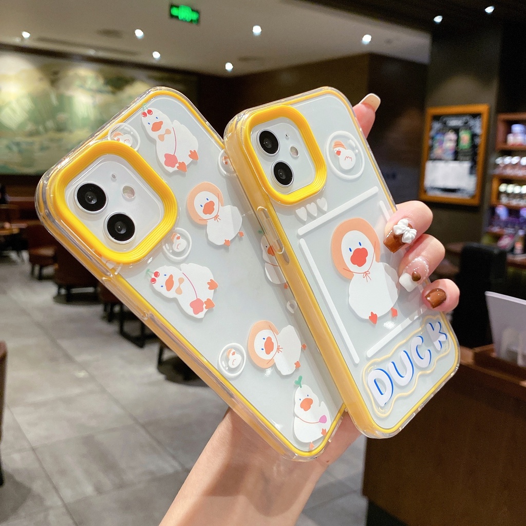 Ốp Điện Thoại Trong Suốt Chống Sốc 3 Trong 1 Cho iPhone 14 13 12 11 Pro Max XS XR X 8 7 Plus + SE 2020