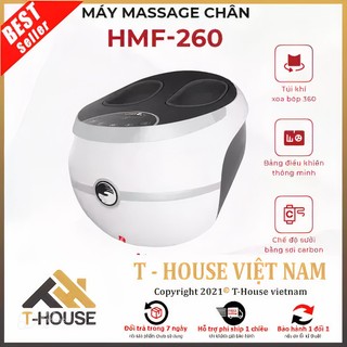 Máy massage chân Hasuta HMF-260 hàng cao cấp, màn hình cảm ứng , với 6 kỹ thuật massage 360 độ toàn bộ bàn chân tại nhà