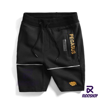 [XẢ KHO] Quần thun nam cao cấp chất nỉ pegasus thiết kế RPS046 - quần short thun nam Riooshop