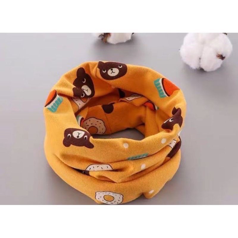 Bonstore CHỌN MẪU Khăn ống cotton  đa năng bảo vệ cổ họng phòng ho cho bé khăn quàng cổ cho bé