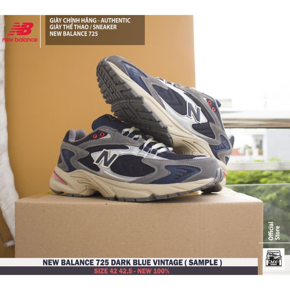 Giày New Balance 725 Dark Blue Vintage ( Sample ) - AUTHENTIC 100%