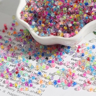 Chuỗi Hạt Thủy Tinh Trong Suốt Nhiều Màu Sắc 2 / 3 / 4mm Tự Xỏ Vòng Tay / Dây Chuyền Tiện Dụng