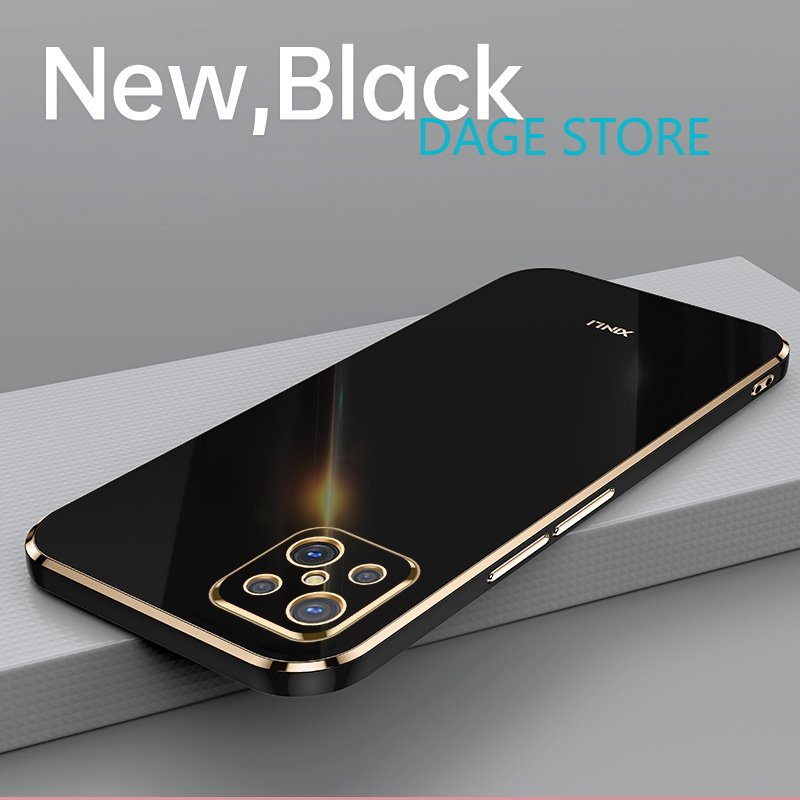 Ốp Điện Thoại Mềm Viền Thẳng Màu Trơn 6D Cho Oppo Reno4 Z 5G A92s