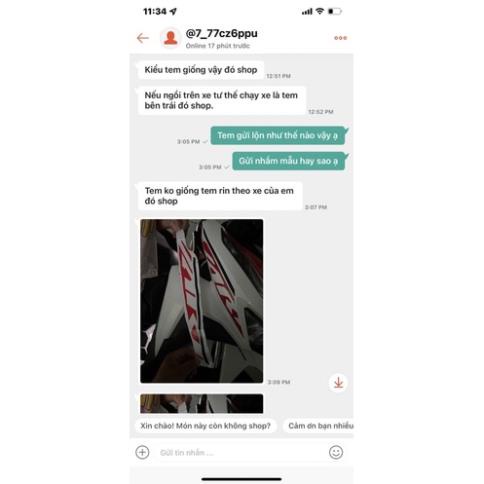 DECAL PVC 5 LỚP CHẤT LƯỢNG CAO Tem rời Vario 150 mẫu 2020