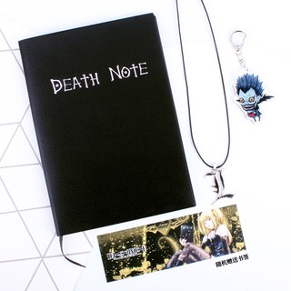 Sổ tay vở Death Note Cuốn Sổ Tử Thần Anime Manga tặng kèm bút lông và kẹp sách bìa da L kira Yagami Raito DeathNote RYUK
