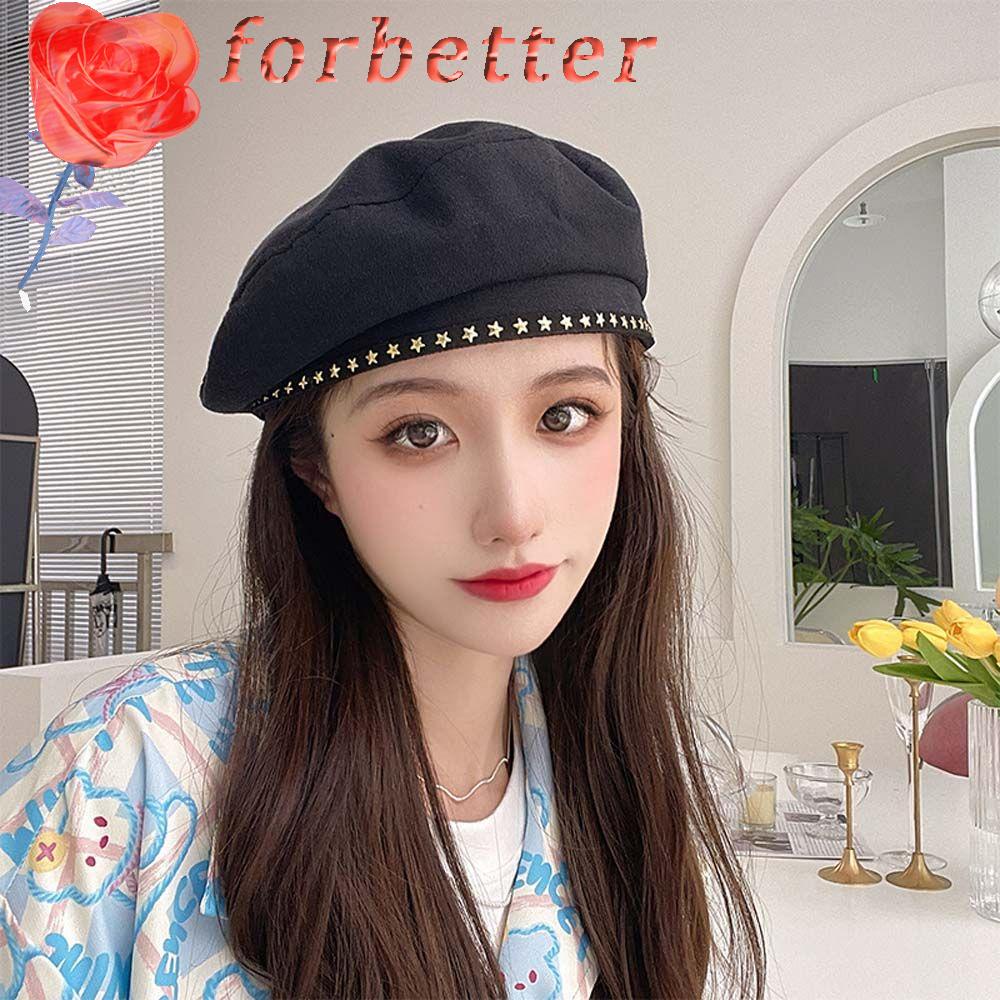 Mũ nồi họa sĩ phong cách Hàn Quốc đơn giản dễ phối đồ cho nữ