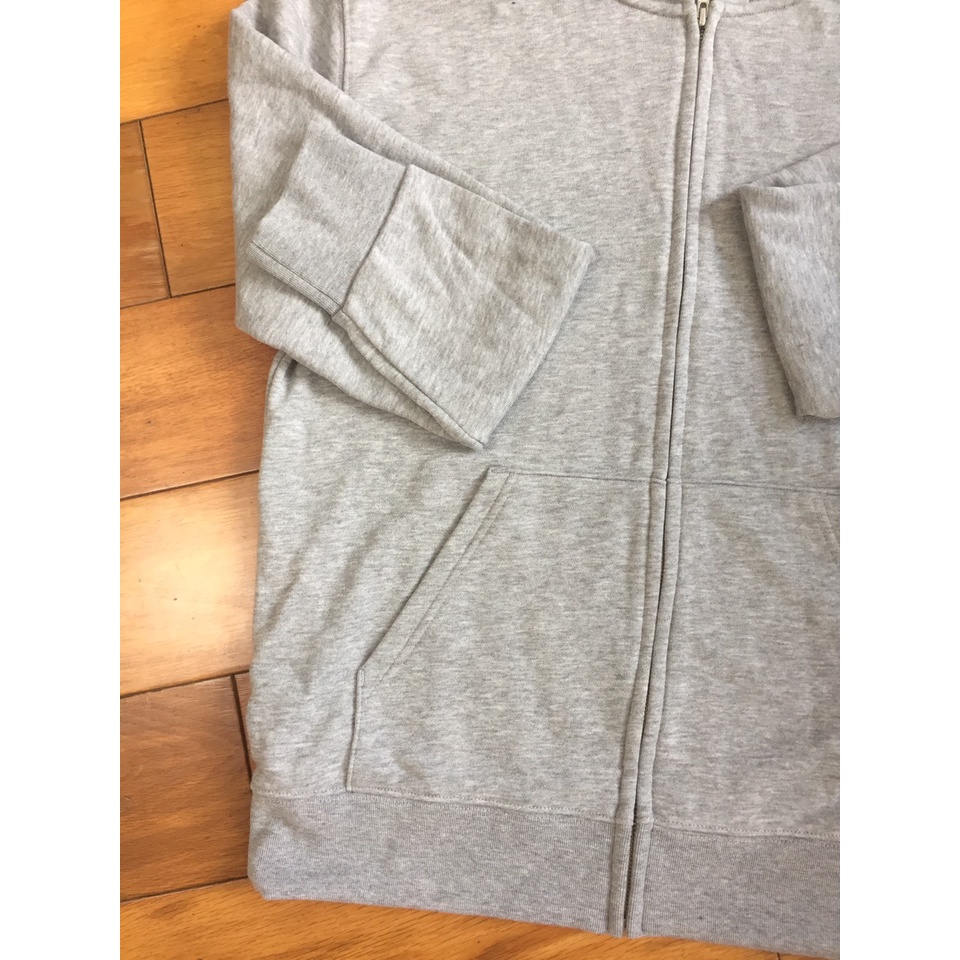 Áo khoác nỉ XUẤT HÀN có mũ, bo gấu, chất đanh lì, khoá kéo kim loại